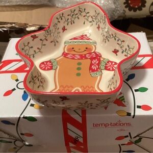 Temptations Gingerbread Serving Bowl.